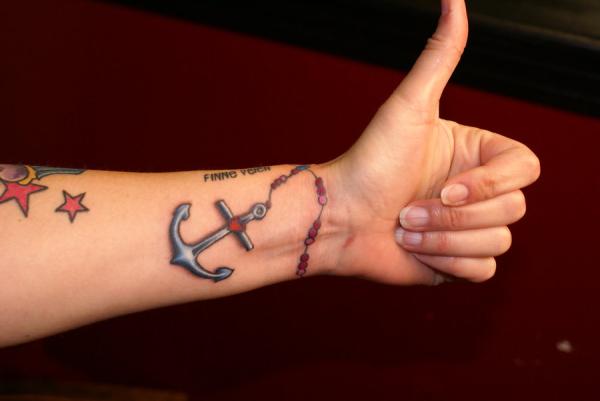 Pin by A on Tattoos  Tattoo designs wrist Rosary tattoo wrist Rosary  tattoo