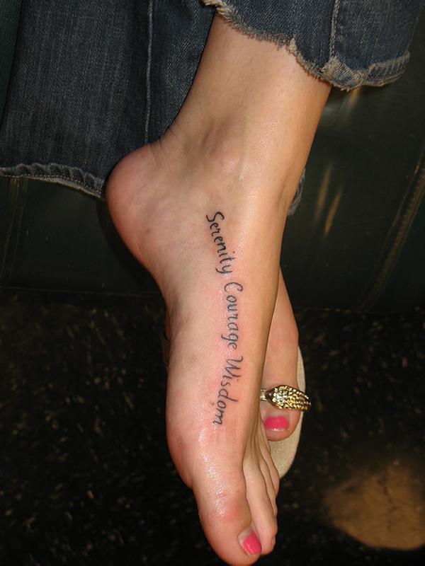 Secure Foot Tattoo