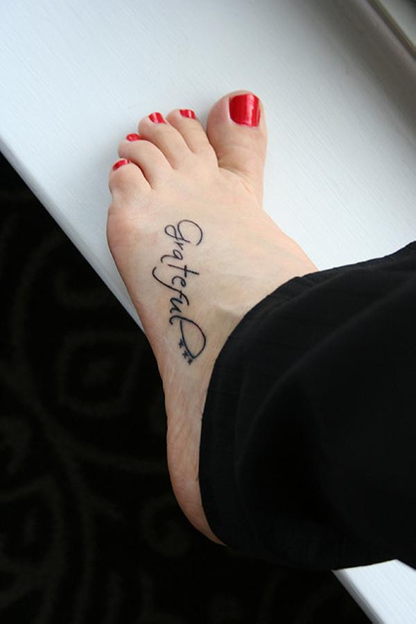 Simple Foot Tattoo