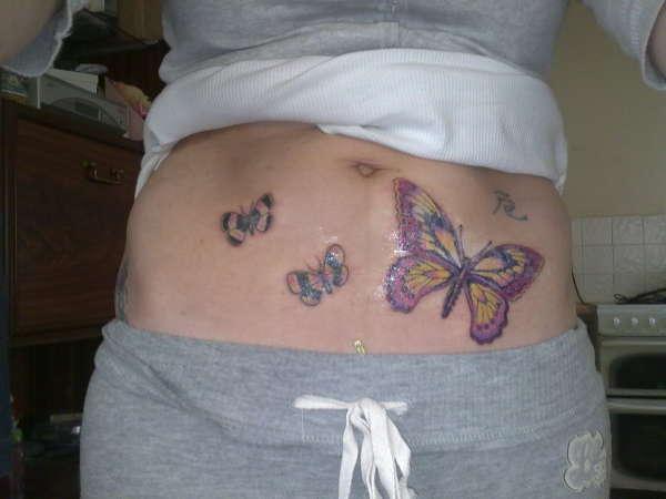 Butterflies On Tattoo