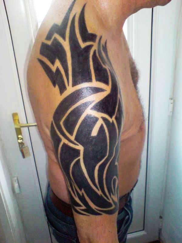Dark Tribal Tattoo