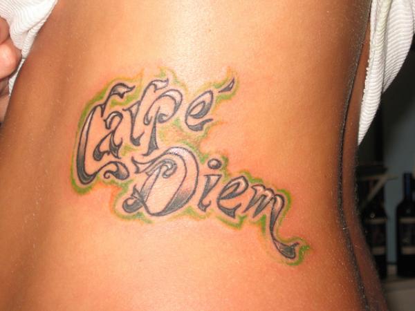 Side Carpe Tattoo