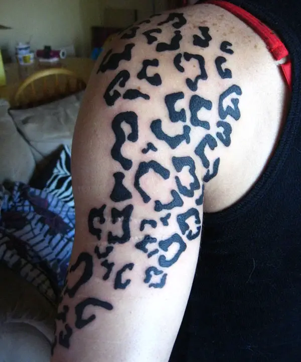 Loving My New Ink  Leopard LeopardPrint Tattoo TattedMom G  Leopard  Print  84K Views  TikTok