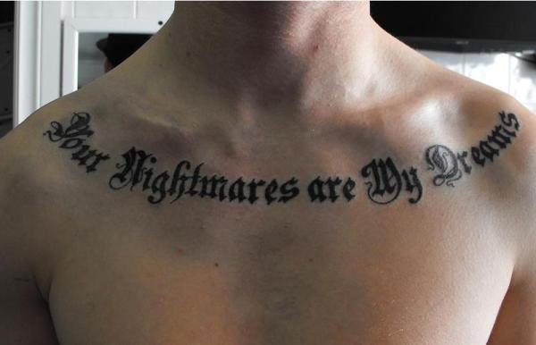 dreams and nightmares tattoo