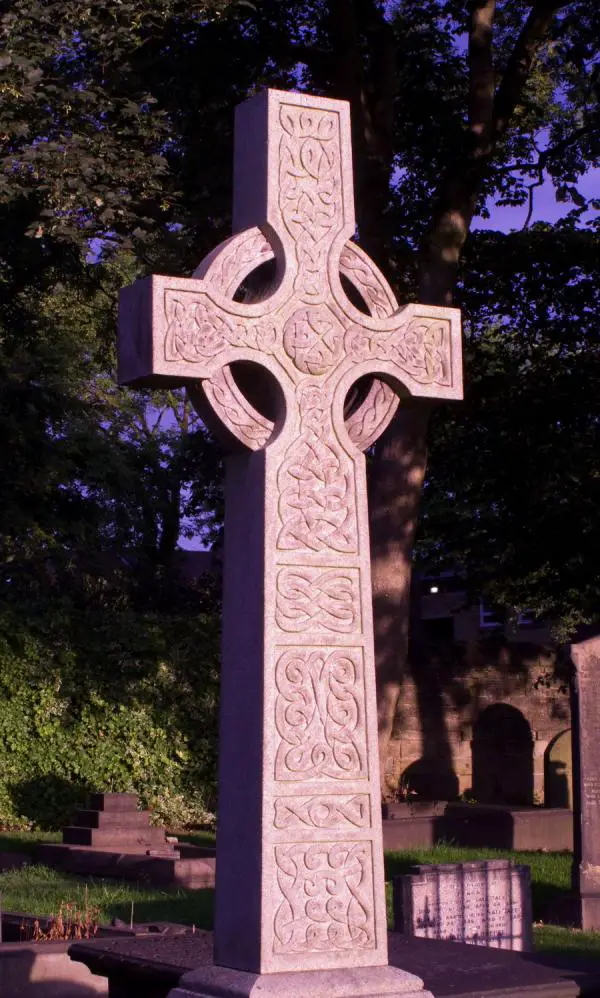 Celtic Cross Tombstone