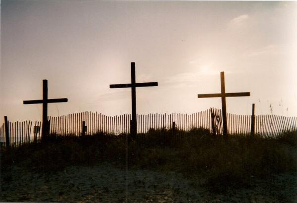 Crosses At Ocean Lakes