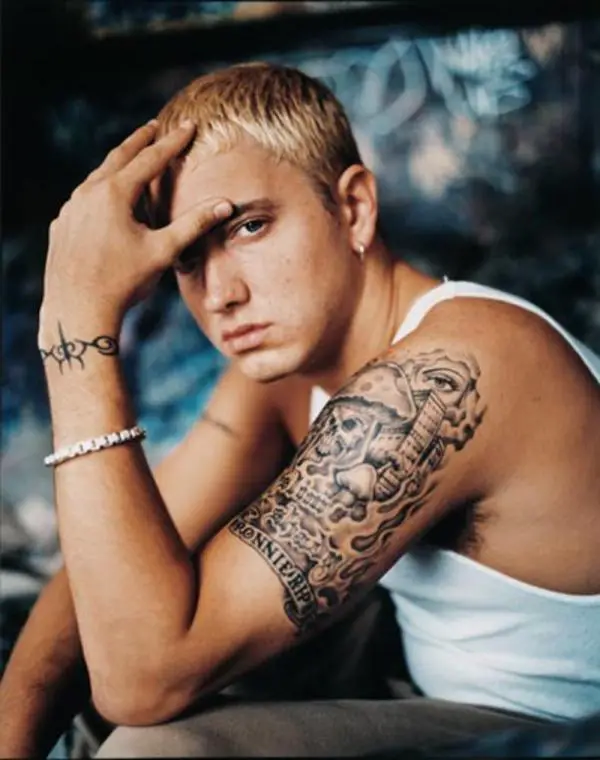Eminem Left Arm Tattoo