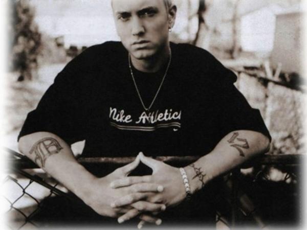 Eminem On Fence
