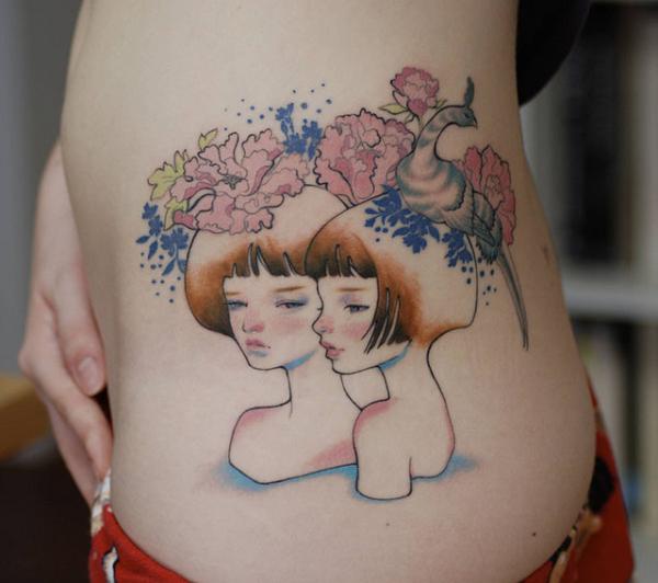 40 Remarkable Side Tattoos For Girls