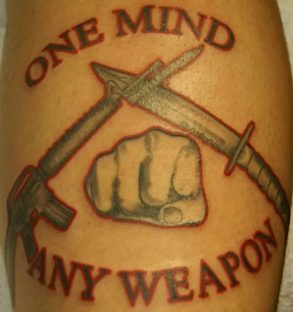 Marine tattoo