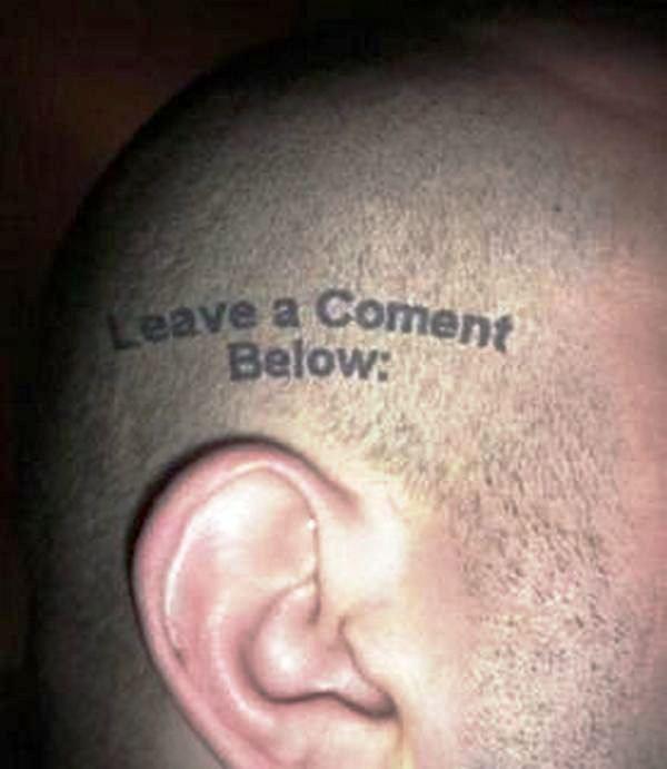 Comment Tattoo