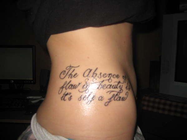 Right Side Tattoo