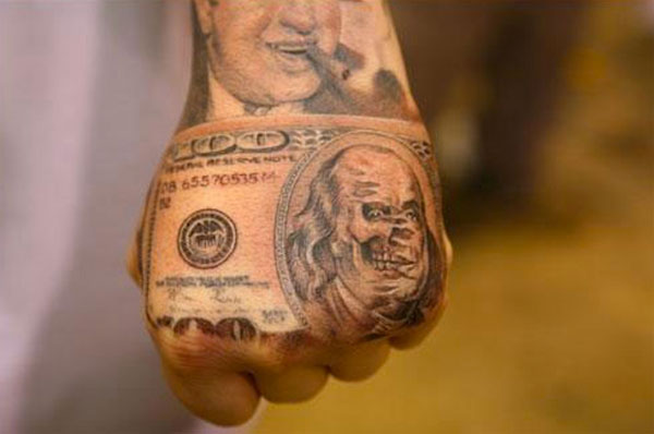 Jose Lopez Dollar Tattoo