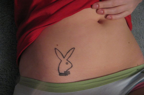 Tattoo uploaded by JayAlexander  Playboy bunny Clean line work tattooart   Tattoodo