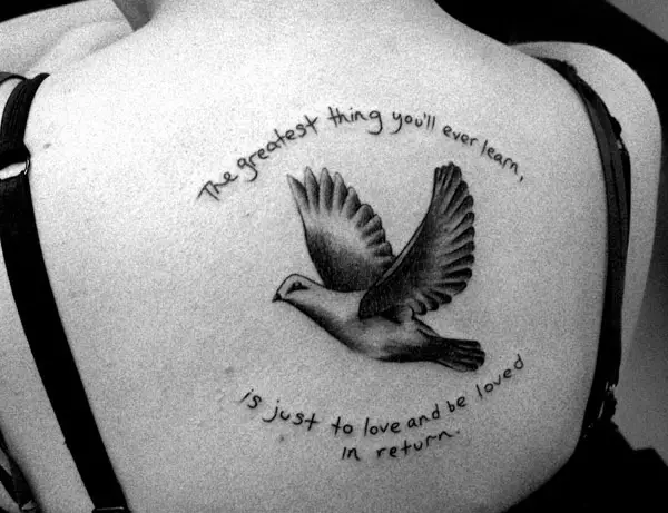 Quote And Dove