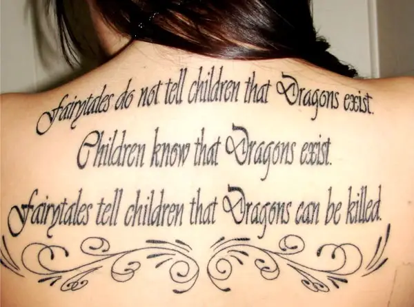 Fairytale Back Tattoo