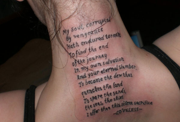 Genesis Quote Tattoo