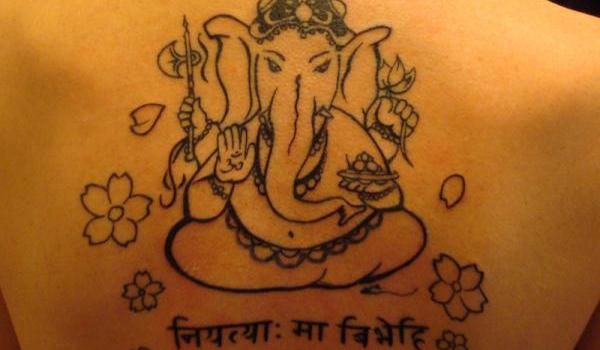 Ganesha Outline