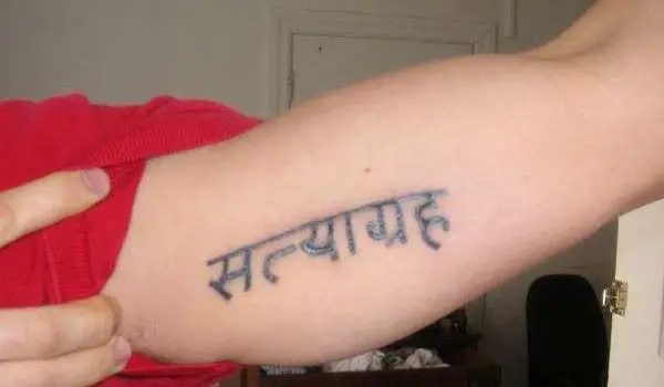 Satyagraha Tattoo