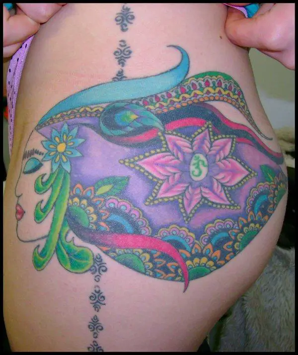 Feminine Hip Tattoo