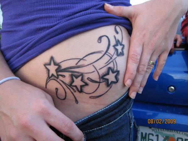 Star Tattoo On Side