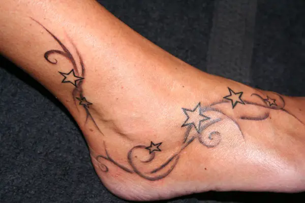 5 Peerless Foot Star Tattoos and Designs 5 Peerless Foot Star Tattoos and Designs