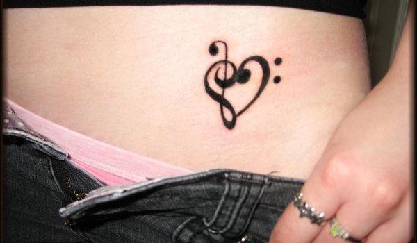 Music Heart Tattoo