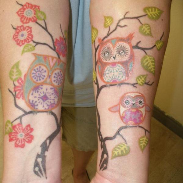 Owls Tattoo