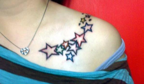 Star Tattoo On Shoulder