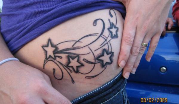 Star Tattoo On Side