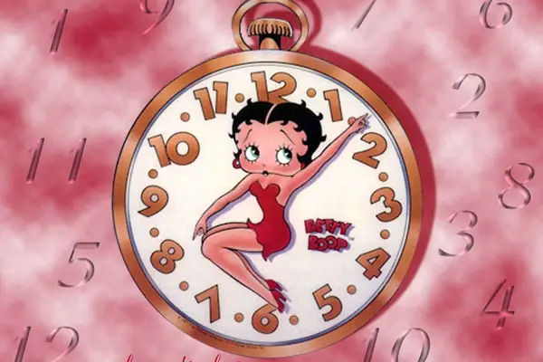 Betty Boop Clock