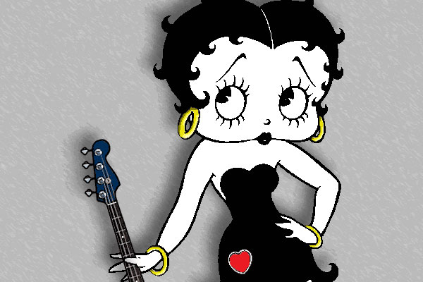 Betty Boop With Guitar