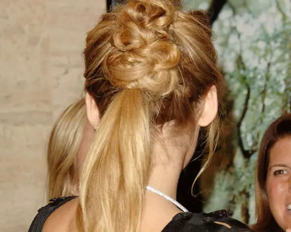 Ornate Up-Do And Ponytail