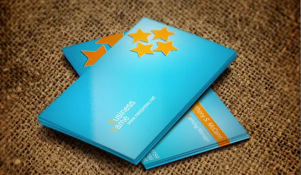 30 Stunning Blue Business Cards