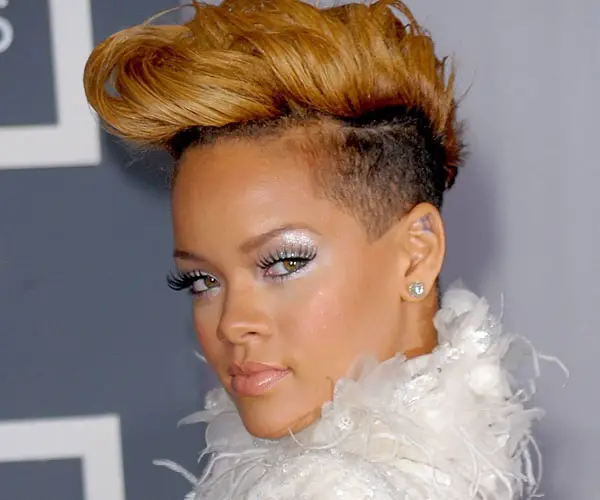 Rihanna Short Hairdo