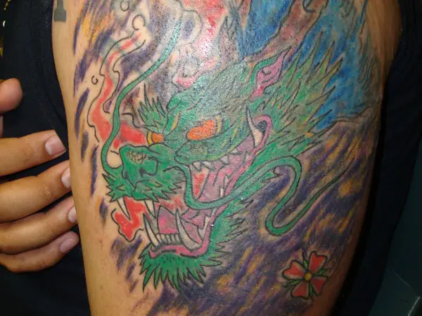 InkFolder  httpwwwinkfoldercomchinesereddevilfacetattoo Devil  Demon OldSchool TattoArt  Facebook