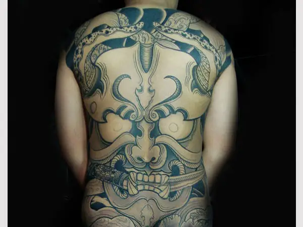 Chinese Full Back Tattoo