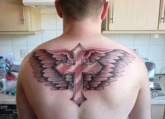 25 Unbelievably Cool Cross Tattoo On Back