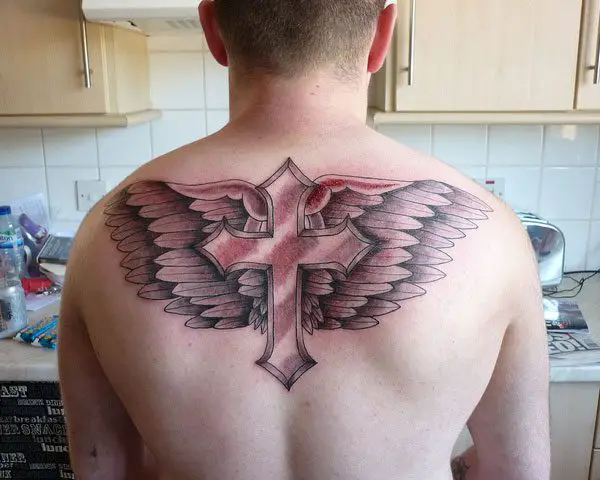 25 Unbelievably Cool Cross Tattoo On Back