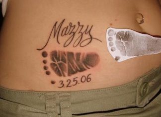 35 Overwhelming Baby Footprint Tattoos