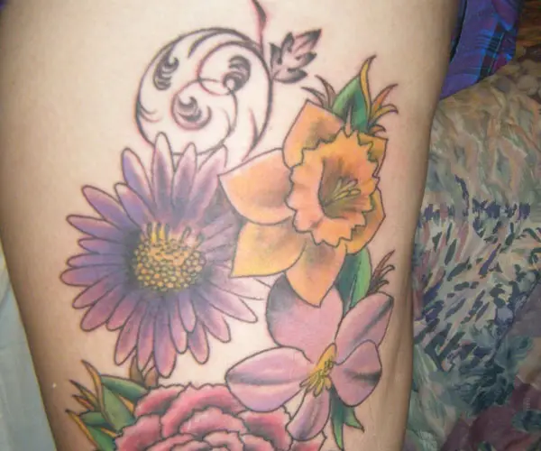 Thigh Tattoo