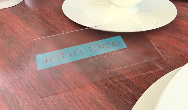 Transparent Business Card