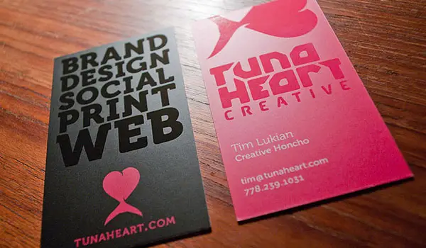 Tuna Heart Business Card