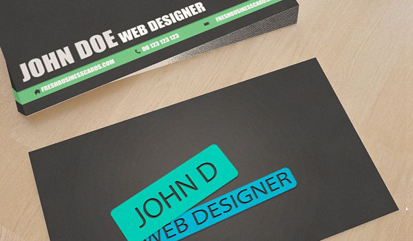 Web Design Business Card