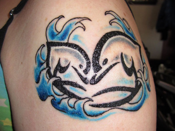 Cool Dolphin Tattoo