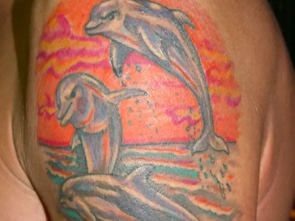 Dolphin Design Tattoo
