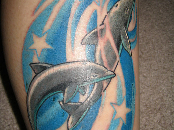Dolphin With Star