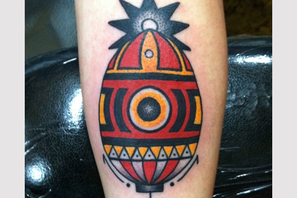 World Egg Tribal Tattoo