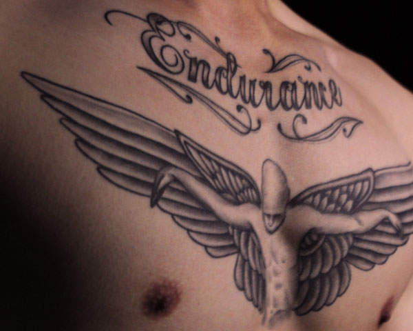Endurance Tattoo With Wings
