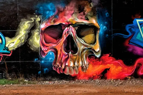 Graffiti Skull